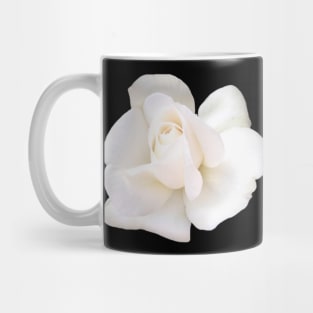 White Sugar Moon Rose Close-up Mug